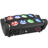 Baisun brand 8pcs*10w 4 in 1 Mini RGBW LED Spider Moving Head Beam Bar Dj Equipment for Party Night Club