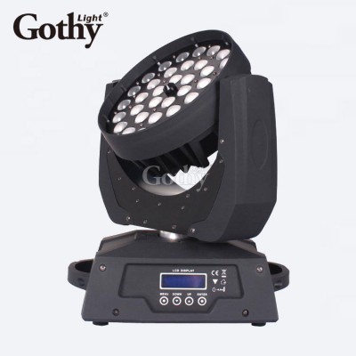 Led Wash Moving Head GT301-1036 10w 36 moving head led 4in1 RGBW zoom