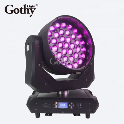 GT303-37BZ New 37x15w RGBW Beam Wash Zoom Led Moving Head