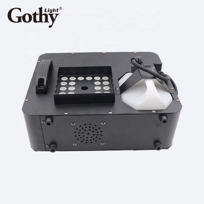 1500W LED Fog Machine 24x3W RGB Color LEDs Smoke Machine Fogger Hazer Equipment For DJ KTV