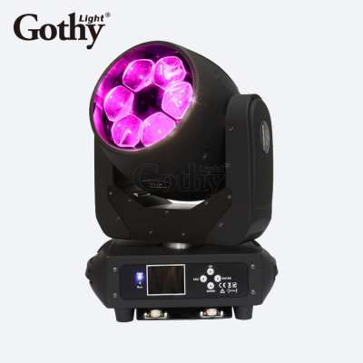 Mini Bee Eye Beam Moving Head Light 6x40w Zoom Wash Lens Effect Gothylight GT303-640