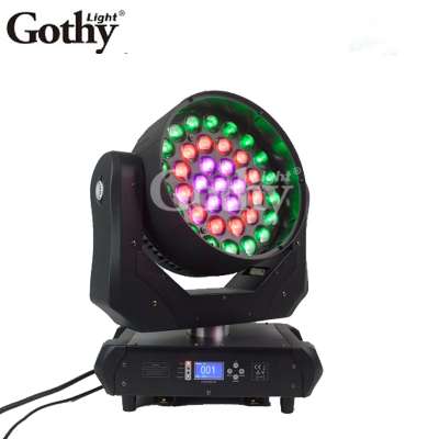 Stage light disco light 37X15W RGBW 4in1 beam zoom led moving head